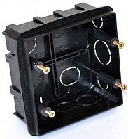 Коробка монтажная под Legrand Anam Zunis 2-ая для сплошных стен с крепежом 100х100х50мм IP20 картинка